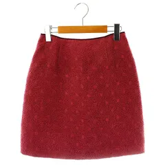 プロポーション ボディドレッシング PROPORTION BODY DRESSING ドットジャガード台形ミニスカート タック 2 ピンク /HK ■OS