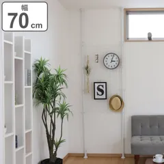 突っ張り パーテーション 突ぱりネット間仕切り 幅70cm ( 突っ張りラック ワイヤーネット メッシュ つっぱり ハンガー つっぱりラック 突ぱり 突っ張り式収納 伸縮棚 収納 ディスプレイ ))のサムネイル
