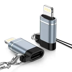 Type C から ライトニング 変換 アダプタ GAEF 【2025新登場】USB C iPhone 変換コネクター イヤホン 変換 4in1 多機能 急速充電/高速転送/オーディオ/OTG 音楽・音量調節対応 合金製 軽量小型 ストラップ付き 紛 ...