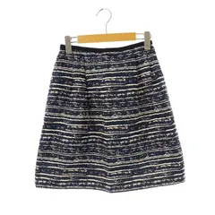 ボールジー BALLSEY トゥモローランド スカート 台形 ミニ 36 ネイビー /HK ■AX