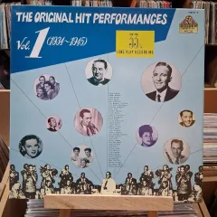 3 腸 オリジナル ヒット パフォーマンス Vol 1 （ 1934 ー 1945 ） LP