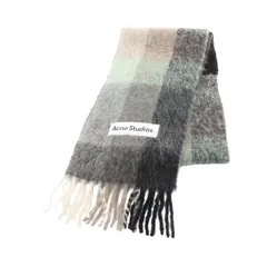 アクネストゥディオズ ACNE STUDIOS マフラー モヘアチェックスカーフ ウール マフラー レディース Used A