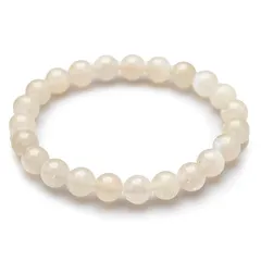 【新品】 【京珠堂】 ムーンストーン ブレスレット レディース 天然石 パワーストーン (AAA 8mm)