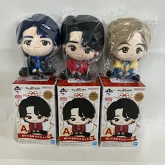 未使用 一番くじ Mrs.GREEN APPLE ミセスグリーンアップル A賞 ぬいぐるみマスコット 三体セット YL2016 c117