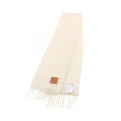 ロエベ LOEWE マフラー アナグラム ウール マフラー レディース Used A