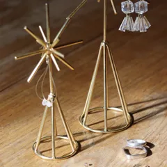 オーナメント インブルーム クロススタンド S 真鍮 （ アクセサリースタンド オブジェ 置き物 北欧 雑貨 おしゃれ クリスマスツリー ピアス 指輪 かわいい 飾り 玄関 ニッチ ）