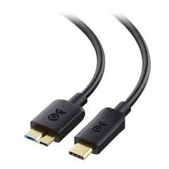 Cable Matters 10Gbps USB Type-C Micro-B 3.0変換ケーブル - 1m、9ピン マイクロUSB 3.0ケーブル、MicroUSBコード外付けHDD用、ブラック