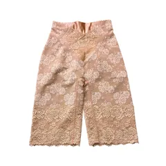 【未使用品】Wing フルロングガードル ワコール 58 1枚 日本製 補整下着 ベージュ/ブラック レース 太もも補整 スタイルシェイプ EV1700