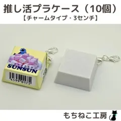チロルチョコリメイク！プラケース10個セット(チャームタイプ・3センチ)