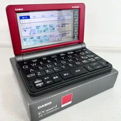 【美品】CASIO EX-word XD-JTSR6000RD レッド カシオ 電子辞書 ジャパネット 辞典