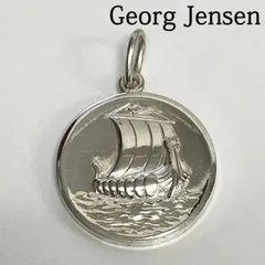 Georg Jensen　ジョージジェンセン　船モチーフ　ネックレストップ　925　50