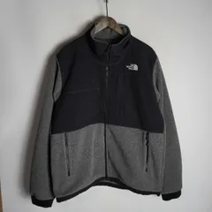 正規 THE NORTH FACE ノース フェイス USA企画 DENALI Fleece JACKET 721222 デナリ フリース ジャケット 灰 黒 L 本物 515P★2