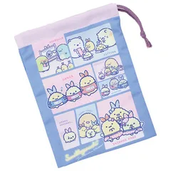 すみっコぐらしコップ袋 巾着袋 夢見るしっぽず 子供 子ども キッズ キャラクター スケーター