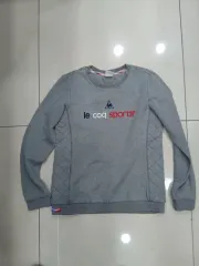 ルコックスポルティフ 90サイズ グレー 裏起毛 長袖Tシャツ 中古