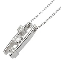 ペンダントネックレス K18WG ホワイトゴールド レディース【1-0218808】