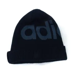 アディダス adidas 国内正規品 ニット帽 ニットキャップ ビーニー F ネイビー 紺 /FT31