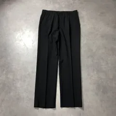 GQ4750◇HILTON：80’s ウールトラウザーパンツ◇M◇ブラック系 ヒルトン スラックスのサムネイル
