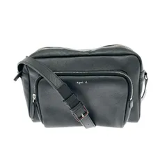 agnes b. アニエスベー ショルダーバッグ  レザー    ブラック レディース / 240001188357