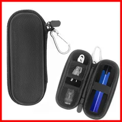 DR.VAPE3対応ケース DR.VAPE Model2に適合する model3にも対応 Dr Stick TypeX対応 JUUL対応 ドクターベイプ2対応 Model2 カートリッジ MOICUU まとめて収納可能 カラビナ付き（ケースのみ) (ブラック)