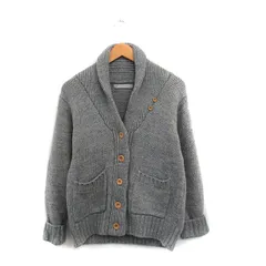 ユナイテッドアローズ A DAY IN THE LIFE UNITED ARROWS ニット カーディガン 長袖 Vネック ウール グレー 灰 /KT20