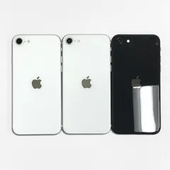 【中古・3台まとめ売り】iPhoneSE2 64GB バッテリー81~84％ [3台] ホワイト/ホワイト/ブラック 本体 iPhoneまとめ売り SE2②