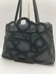 ✨希少✨Salvatore Ferragamo　フェラガモ　トートバッグ　スエード×メッシュ　501