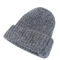 美品 KIJIMA TAKAYUKI キジマタカユキ ニットキャップ WEKNYY202B Alpaca Beanie アルパカ ビーニー ニット帽 グレー   90010056