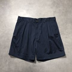 GQ4753◇DOCKERS：タックチノショーツ◇M◇紺系 ドッカーズ ハーフパンツ