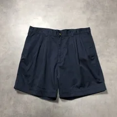GQ4753◇DOCKERS：タックチノショーツ◇M◇紺系 ドッカーズ ハーフパンツのサムネイル