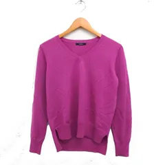 ジャーナルスタンダード JOURNAL STANDARD Vネック ニット セーター 長袖 無地 ウール F ピンク /FT7