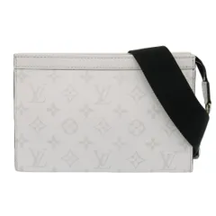 ルイヴィトン LOUIS VUITTON タイガラマ ガストンウェアラブル ショルダーバッグ ななめ掛け モノグラムキャンバス ホワイト メンズ M30935