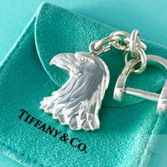 TIFFANY ティファニー イーグルヘッド シャックル キーリング オールド