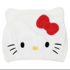 ハローキティ タオルキャップ ヘアドライタオル帽子 サンリオ キャラクター