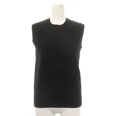 スティーブンアラン Steven Alan ニットベスト セーター プルオーバー コットン F 黒 ブラック /YQ ■OS ■SH