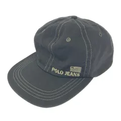 RALPH LAUREN ラルフローレン ポロジーンズカンパニー/キャップ  ロゴ刺繡/星条旗/コットン    ブラック ユニセックス / 240001188145