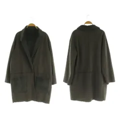 ブージュルード Bou Jeloud リバーシブル コート フェイクムートン フェイクファー 38 チャコール /MY ■OS