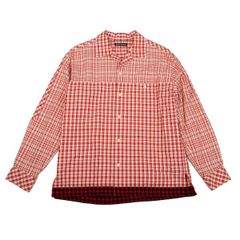PRADA 23ss チェックシャツ ウェーブパターン トライアングル - メルカリ