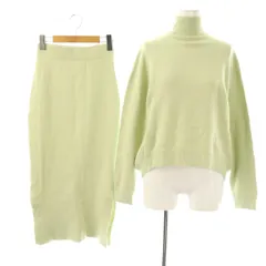 ジェイダ GYDA セットアップ ニット トップス セーター スカート F ミントグリーン /DO ■OS ■SH