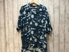 MBオリジナル ダークトーンアロハシャツ レーヨン ブラック ペイズリー