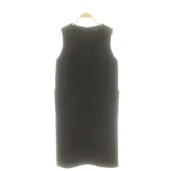 アンタイトル UNTITLED ウールジャンパースカート Vネック 2 黒 /MI ■OS