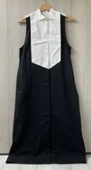 MM6 エムエムシックス S32CT0960 ノースリーブ シャツワンピース サイズ42 ブラック