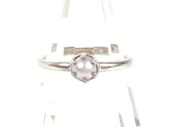 ヨンドシー　4℃　1Pフェイクパール　リング　指輪　サイズ8号　シルバー/SILVER　送料無料