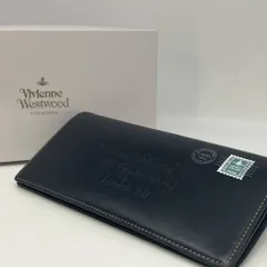 Vivianne Westwood ヴィヴィアンウエスト 長財布 エンベロープ２ ネイビー VWK874