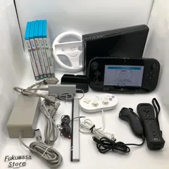【動作確認済み】ニンテンドー Wii U 本体 まとめ売り 豪華 セット 32GB リモコンプラス ソフト ヌンチャク コントローラ ハンドル