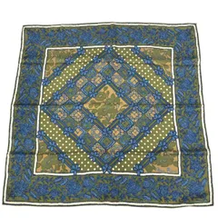 NINA RICCI ニナリッチ スカーフ  花柄/ドット   シルク100％ カーキ レディース / 240001185327
