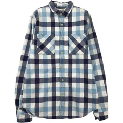 古着 ラルフローレン Ralph Lauren DENIM&SUPPLY デニム&サプライ チェック柄 長袖 ライトネルシャツ レディースM相当/eaa613728