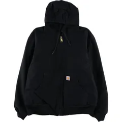 古着 カーハート Carhartt アクティブジャケット 中綿入り ダックフルジップパーカー USA製 メンズXL相当/eaa613335