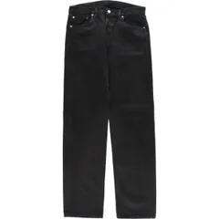 古着 リーバイス Levi's 501 ユーロモデル ブラックデニム ストレートデニムパンツ メンズw33相当/evb033151