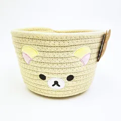 リラックマ コリラックマ ロープバスケット(S) 小物入れのサムネイル