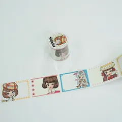 内藤ルネ ルネガール ロール付き付箋 文具